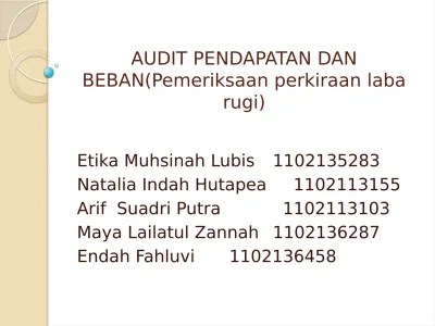 Dirujuk dalam laporan magang ini telah saya sebutkan sumber kutipannya serta. Contoh Kertas Kerja Top Dan Supporting S