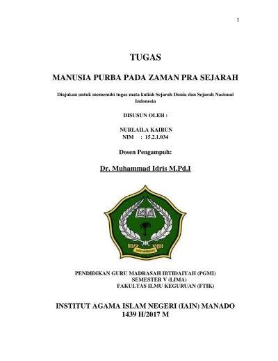 Sistem kepercayaan masyarakat praaksara di indonesia tidak terlepas dari. Top Pdf Makalah Tentang Teknologi Manusia Purba Pada Zaman Logam 123dok Com