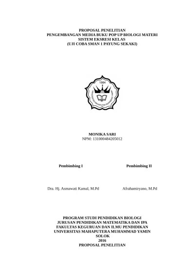 Proposal biologi pengaruh cahaya terhadap tanaman cabai rawit. Top Pdf Proposal Penelitian Payung Prodi Biologi 123dok Com