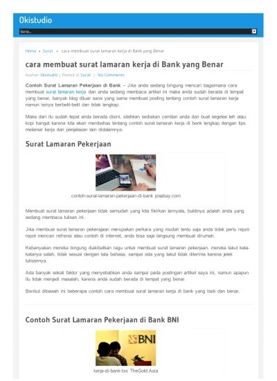 Contoh curriculum vitae untuk fresh graduate · pas foto ukuran 4×6 cm pose. Cara Membuat Surat Lamaran Kerja Di Bank