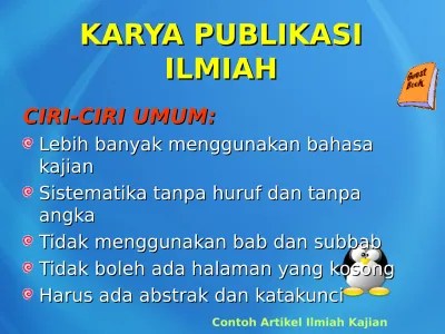 Organisasi nirlaba lingkungan di inggris saat ini menghadapi kesenjangan pendanaan yang signifikan. Top Pdf Contoh Sistematika Karya Ilmiah Makalah Dan Artikel Non Penelitian Yang Benar 123dok Com