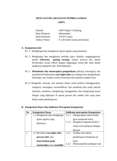 Multimedia interaktif pembelajaran materi himpunan kelas vii smp. Power Point Matematika Smp Kelas 7 Dan 8 Kurikulum 2013 Rpp Pertemuan 3