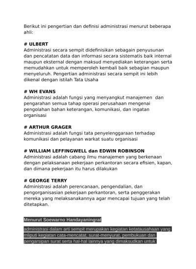 Berikut ini pengertian dan definisi admi