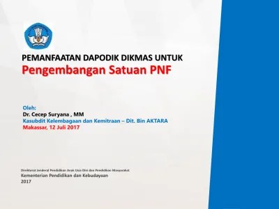 Whether you've moved to a new city or you're ready to get more social in your current place, there's no reason to sit at home alone and hope something comes up. Pemanfaatan Dapodikmas Ditbindiktara