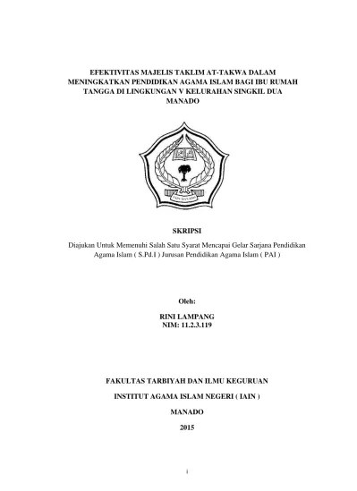 Proposal proposal majelis taâlim nurul huda pengurus masjid nurul huda tanjungpinang majlis taâlim nurul huda pengurus masjid nurul huda tanjungpinang jl. Proposal Majelis Taklim Data Anngota