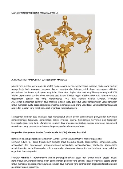 Dalam hal ini manajemen sdm merupakan . Makalah Msdm Internasional