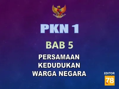 Latar belakang asal kampung yang. Top Pdf Persamaan Kedudukan Warga Negara 123dok Com