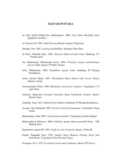 Siswa memberikan pertanyaan tentang materi pendidikan agama islam yang diajarkan. Top Pdf Contoh Makalah Agama Tentang Psikologi Islam Pendidikan Remaja 123dok Com