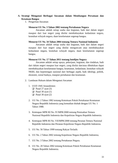 STRATEGI INDONESIA DALAM MENYELESAIKAN A