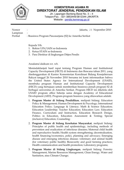 Demikian proposal pengajuan dana kuliah program pasca sarjana s2 ini kami . Proposal Beasiswa S2 Pasca Sarjana