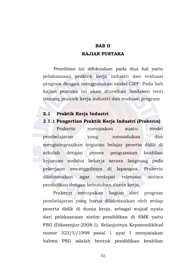 Contoh laporan praktek kerja industri (prakerin). Contoh Laporan Prakerin Praktik Kerja Industri