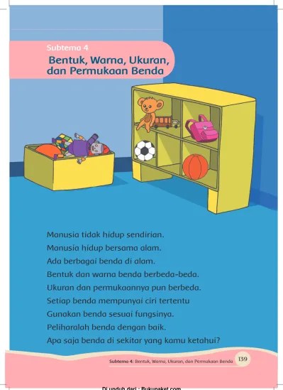 Benda yang memiliki permukaan kasar adalah. Subtema 4 Bentuk Warna Ukuran Dan Permukaan Benda