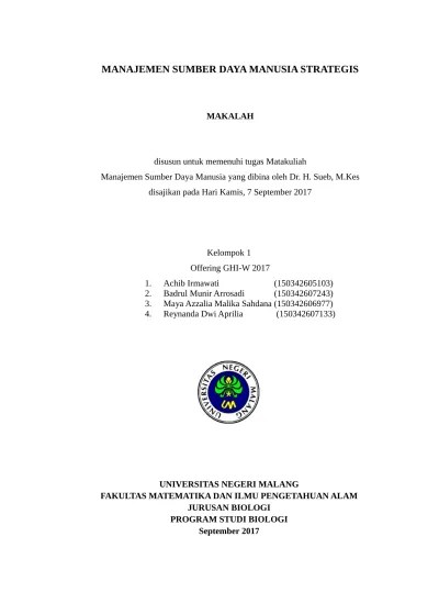 Keunggulan sdm yang diinginkan pondok pesantren adalah terwujudnya generasi muda yang berkualitas yang tidak hanya pada aspek kognitif, afektif dan psikomotorik . Top Pdf Bab Iv Manajemen Sumber Daya Manusia Bab Iv Manajemen Sdm 123dok Com