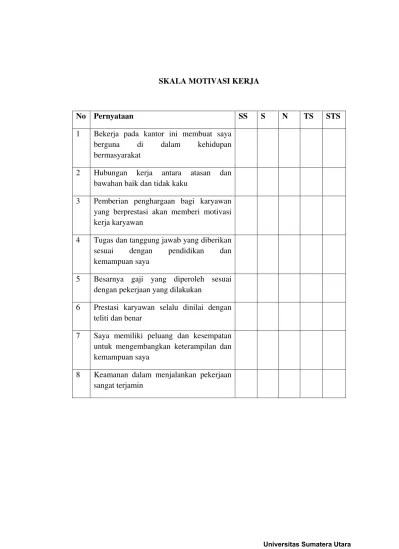 Kuesioner ini hanya digunakan untuk penelitian dan. Kuesioner Penelitian Pengaruh Lingkungan Kerja Dan Sikap Kerja Terhadap Kinerja Pegawai