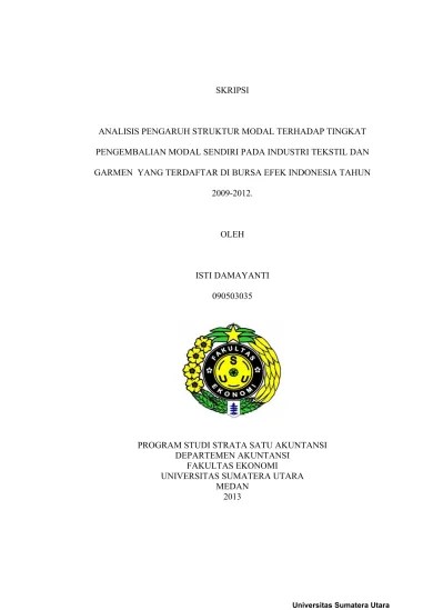 Analisis laba dan arus kas dalam menilai kinerja. Top Pdf Industri Garmen Dan Tekstil 123dok Com