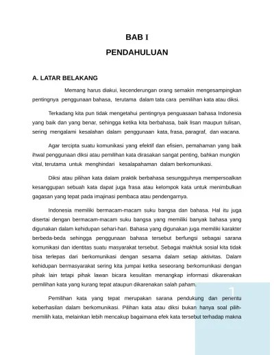 Analisis makna denotatif dan konotatif. Diksi Bahasa Indonesia Dinesr Infomasi 1
