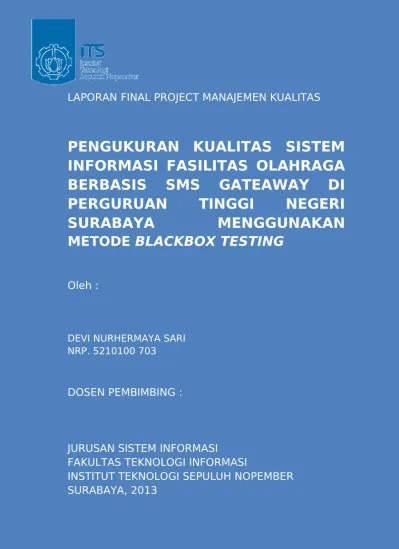 Adapun ketentuan laporan final project adalah sebagai berikut: Top Pdf Laporan Akhir Final Project Sistem Basis 123dok Com