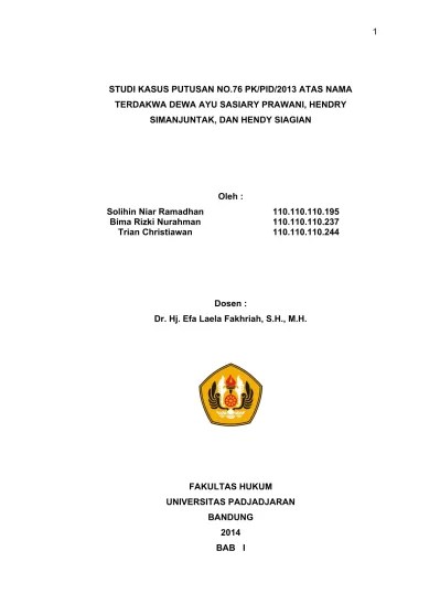 Contoh kasus malpraktik kasus malpraktek tubuh menghitam setelah minum obat . Top Pdf Tugas Malpraktek Studi Kasus Malpraktik 123dok Com