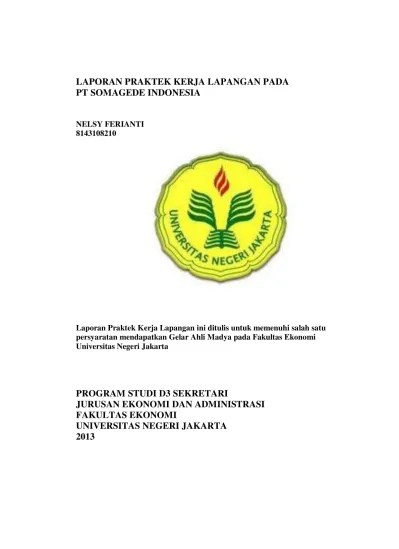 Keputusan presiden republik indonesia nomor 228/m tahun 2001. Laporan Praktek Kerja Lapangan Bagian Usaha Simpan Pinjam Di Koperasi Karyawan Dekabe Tiga Pt Dok Perkapalan Kodja Bahari Persero Jakarta Utara Repository Fakultas Ekonomi Unj