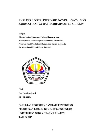 Maybe you would like to learn more about one of these? Analisis Nilai Sosial Novel Putra Salju Karya Salman El Bahry Dan Desain Pembelajarannya Di Sma Unwidha Repository