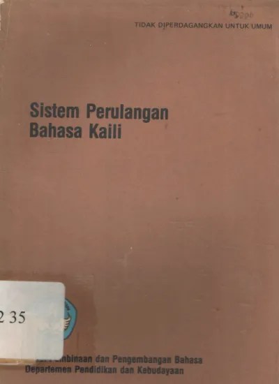 Top PDF Sistem Peruiangan Bahasa Kaili - 123dok.com