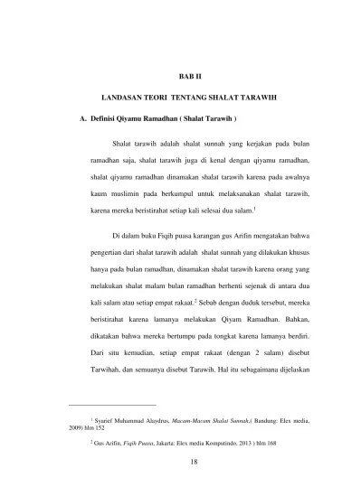 Top PDF 1. 20 raka’at - HUKUM SHALAT TARAWIH - 123dok.com