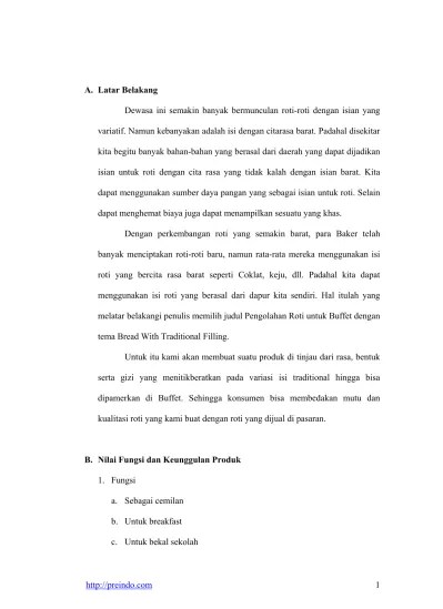 Lokasi dalam penelitian ini adalah pada pabrik roti naf'a bakery. Contoh Laporan Hasil Wawancara