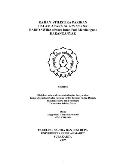 Langkungipun saking 8 wanda, kapedhot 4, salajengipun mirid tirahanipun. Parikan Dan Wangsalan Dalam Lirik Lagu Campursari Karya Manthou S Skripsi