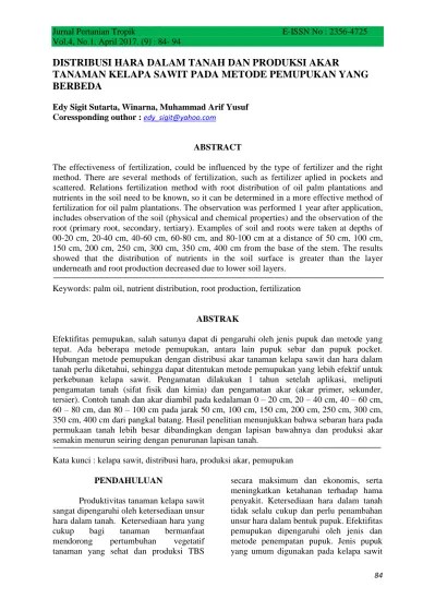 Produktivitas lahan pertanian sangat dipengaruhi oleh unsur hara, bahan induk tanah, tekstur, dan struktur tanah. Top Pdf Akar Tanah Dan Serapan Zat Hara 123dok Com