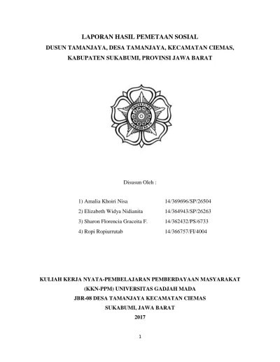 Dan infrastruktur maupun modal sosial. Laporan Hasil Pemetaan Pendidikan Penceg