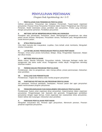 PENYULUHAN PERTANIAN