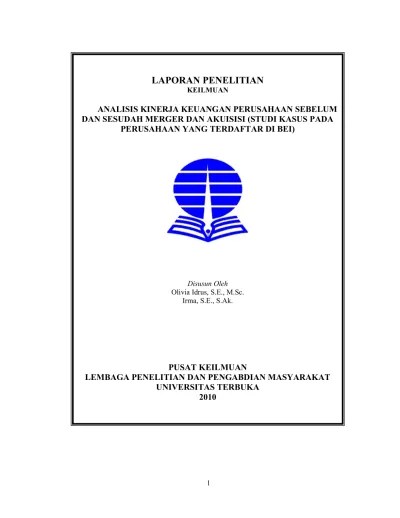 Mulai dari definisi, contoh, hingga jenisnya. Top Pdf Analisis Kinerja Keuangan Perusahaan Sebelum Dan Sesudah Merger Dan Akuisisi Studi Kasus Pada Perusahaan Yang Terdaftar Di Bei 123dok Com