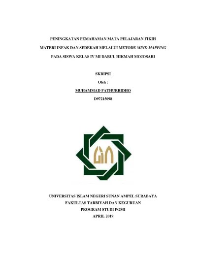 Mengetahui dan paham pada saat pembelajaran materi infak dan sedekah. Peningkatan Pemahaman Mata Pelajaran Akidah Akhlak Materi Beriman Kepada Malaikat Allah Melalui Metode Mind Mapping Kelas Iii Mi Muhammadiyah 23 Surabaya
