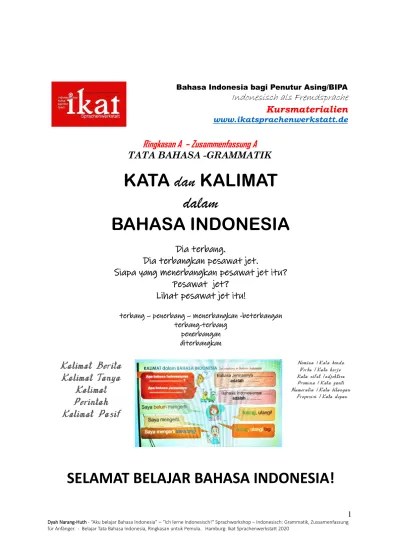 Tulislah Yin Dari Kalimat Di Bawah Ini Tolong Bantuannya Yaa Brainly Co Id 