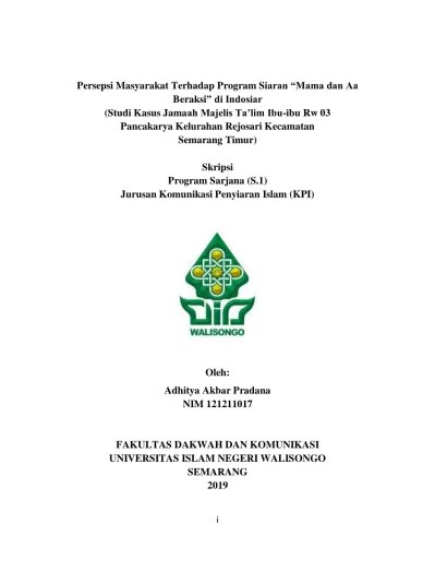 Students enrolled in this accessible program are prepared for transfer to a. Top Pdf Retorika Dakwah Mamah Dedeh Dalam Acara Mamah Aa Beraksi Di Indosiar 123dok Com