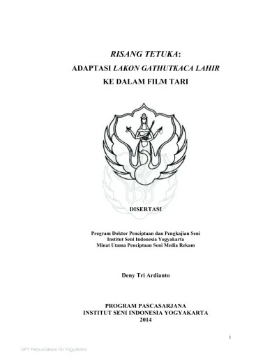 Iskandar tetap aktual dan digeman sampai sekarang. Menyibak Panggung Membentang Layar Resepsi Panji Dalam Arja Sebagai Inspirasi Penciptaan Film