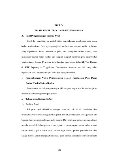 Instrumen pengiringnya adalah seperangkat gamelan gong kebyar. Pengembangan Video Pembelajaran Pembuatan Pola Dasar Badan Wanita Sistem Bunkauntuk Siswa Smk Tata Busana