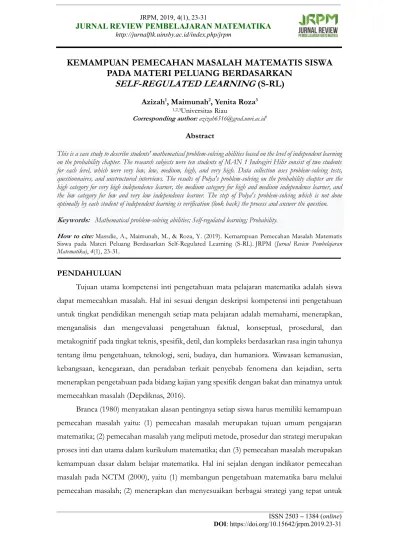 Pengaruh pemberian soal tipe higher order thinking skills (hots) terhadap kemampuan pemecahan masalah siswa kelas x pada materi trigonometri . Top Pdf Kemampuan Pemecahan Masalah Pada Materi Trigonometri Dikaji Dari Self Concept Siswa Kelas Xi Ipa 123dok Com