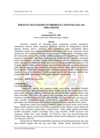 Soal ujian ut manajemen ekma4413 riset operasi dokumen terkait . Contoh Latihan Soal Msdm Dan Ada