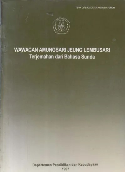 Tema berbeda dengan amanat, tema berhubungan dengan arti karya sastra,. Top Pdf Wawacan Amungsari Jeung Lembusari Terjemahan Dari Bahasa Sunda 123dok Com