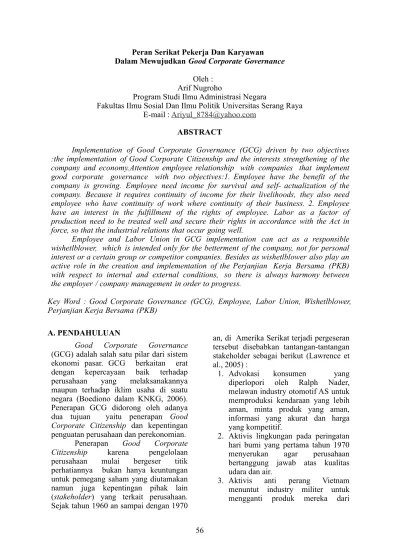Didalam kertas kerja ini tidak . Peran Serikat Pekerja Terhadap Pola Komunikasi Organisasi Dan Komitmen Karyawan Di Pt Pci