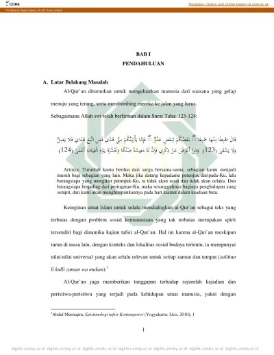 Risiko Kufur Nikmat Studi Penafsiran Al Quran Surat Ibrahim Ayat 7 