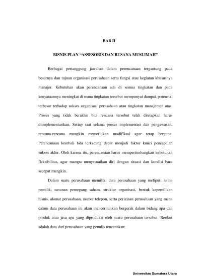 Skirtjab store dalam memproduksi hijab dengan cara membuat. Top Pdf Materi Proposal Bisnis Plan Busana Muslimah 123dok Com