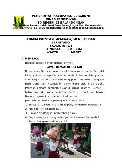 Materi calistung kelas 1 sd guru ilmu sosial pin di belajar anak cd belajar membaca bonus buku panduan ebook pdf untuk usia. 1 Soal Lomba Calistung Kelas 1 Sd Matematika 1 Tahun 2017