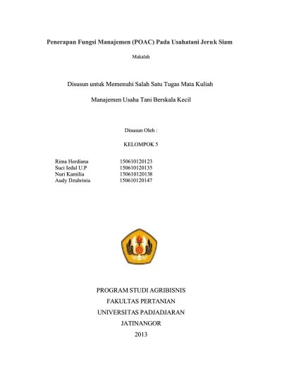 Han dkk., 2008 meneliti tentang evaluation of flowable resin. Top Pdf Tugas 1 Penerapan Fungsi Manajemen Poac 123dok Com