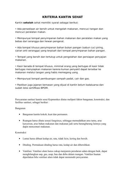 Metabolit yang dihasilkan atau produk limbah (seperti urea atau asam . Kantin Sehat