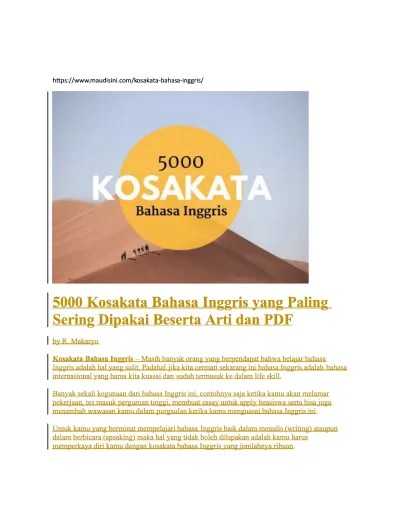 20210317 membuat kalimat dari kosakata sulit b. 5000 Kosakata Bahasa Inggris Yang Paling Sering Dipakai Beserta Arti Dan Pdf