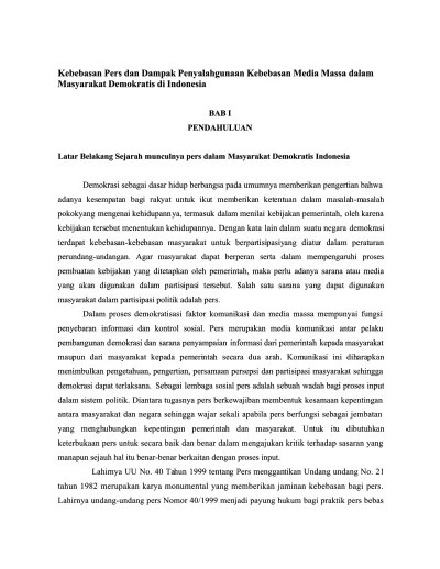 Kebebasan Pers dan Dampak Penyalahgunaan Kebebasan Media Massa dalam  Masyarakat Demokratis di Indonesia.docx