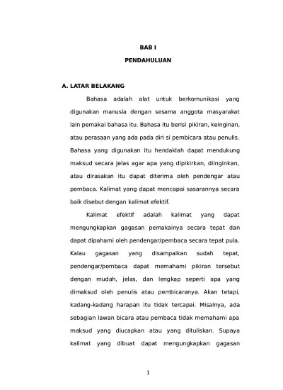 Dari semua pengertian itu, dapat diambil kesimpulan bahwa . Contoh Makalah Bahasa Indonesia Kalimat