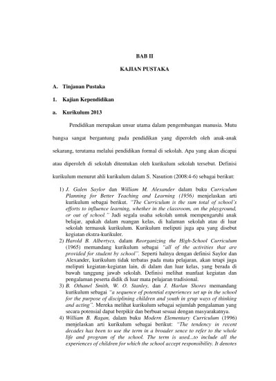 Memadukan pengetahuan konseptual dan teoritis dalam proses pendidikan jangka panjang secara umum adalah pemahaman dari definisi. Bab Ii Kajian Pustaka Sekarang Terutama Melalui Pendidikan Formal Di Sekolah Apa Yang Akan Dicapai